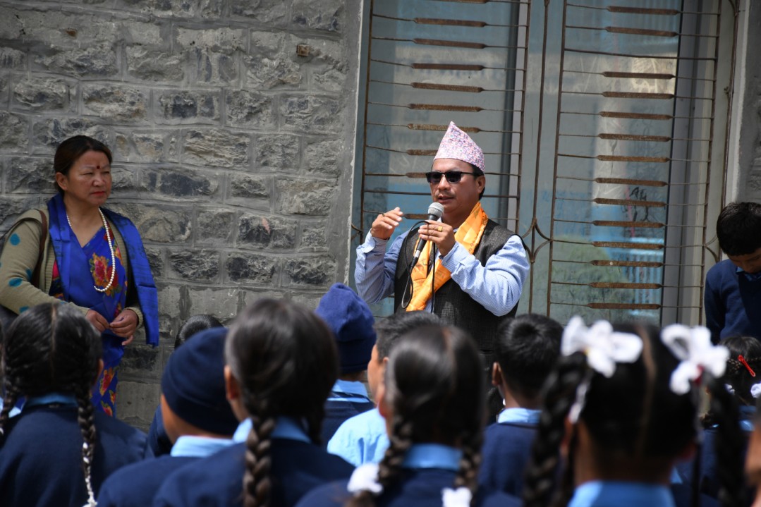 मुस्ताङको ‘घरपझोङ’मा राष्ट्रिय गान