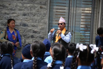 मुस्ताङको ‘घरपझोङ’मा राष्ट्रिय गान