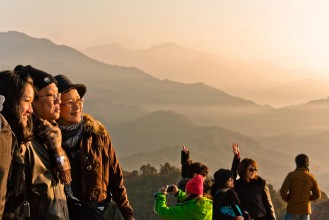 फेब्रुअरीमा ९७ हजार पर्यटक नेपाल भित्रिए