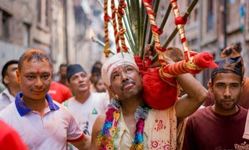 भक्तपुरमा आज विशेष ‘जिब्रो छेड्ने जात्रा’, नगर परिक्रमा हुँदै