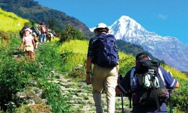 एक महिनामा ५७ हजार ७ सय पर्यटक नेपाल भित्रिए