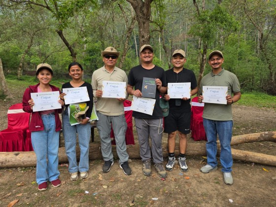 पंछी संरक्षण संघको वार्षिकोत्सवमा चराप्रेमी पुरस्कृत