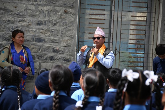 मुस्ताङको ‘घरपझोङ’मा राष्ट्रिय गान