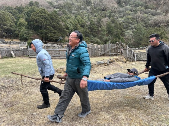 कञ्चनजंघाका पर्यटनकर्मीलाई खोज तथा उद्दार तालिम 