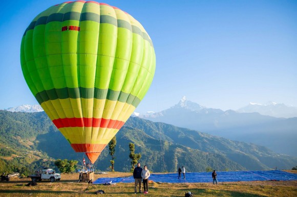 पोखरामा हट एयर बेलुन उडान पुन: सुरु हुने