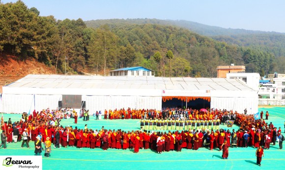 दोलखामा १८औं १० करोड बज्रगुरु मन्त्रजप तथा विश्वशान्ति पूजा सुरु