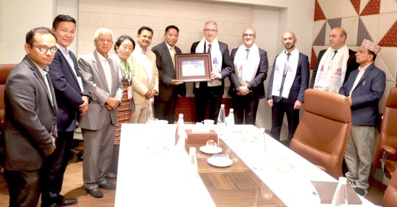 अजरबैजनका शीर्ष अधिकारीसँग एनएमएको भेट: पर्वत पर्यटन, प्रशिक्षण र सांस्कृतिक आदानप्रदानमा सहकार्यकाे सहमति