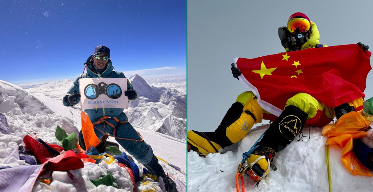 थप १९ आराेहीले गरे सगरमाथा आराेहण