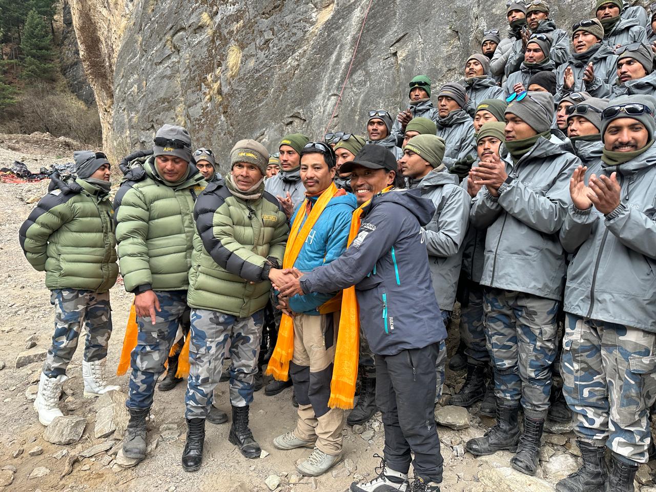 एनएमएको प्राविधिक सहयोगमा सशस्त्र प्रहरीलाई पर्वतारोहण उद्धार तालिम