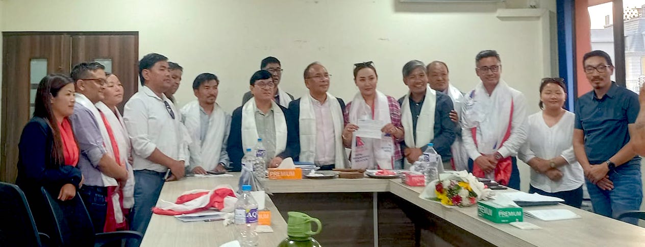 एनएमए अध्यक्ष शेर्पाले पूरा गरे वाचा, कल्याणकारी कोषमा जम्मा गरिदिए २० लाख